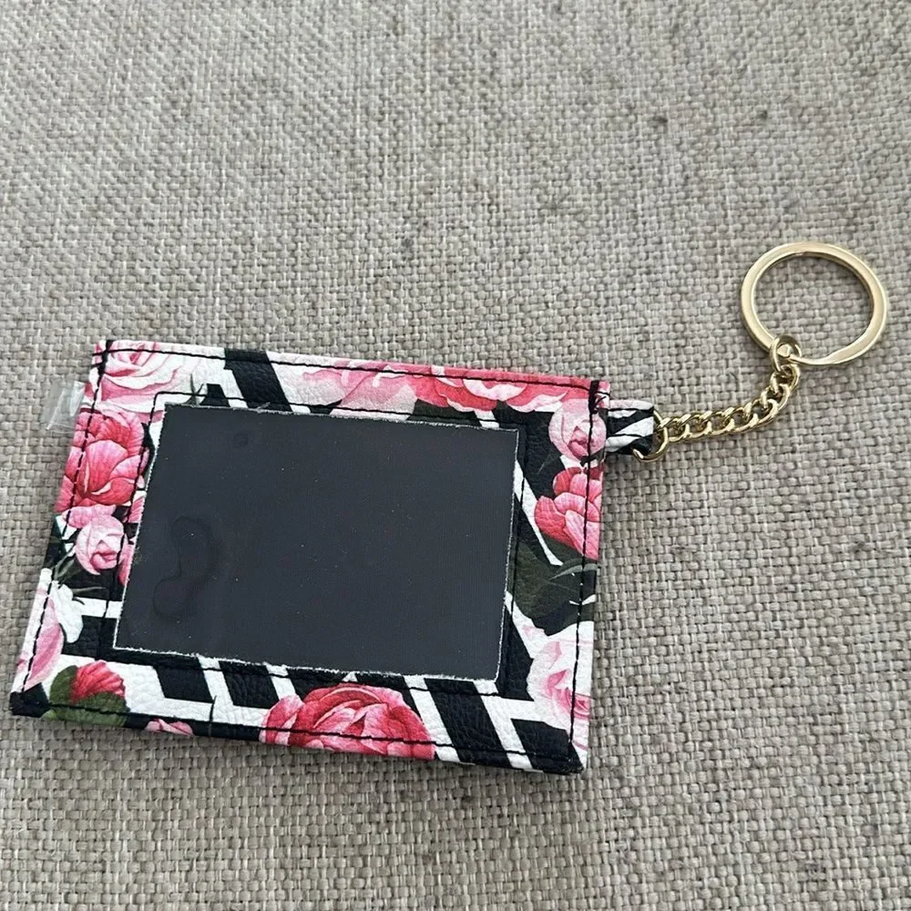 Betsy Johnson Keychain Card Holder Wallet